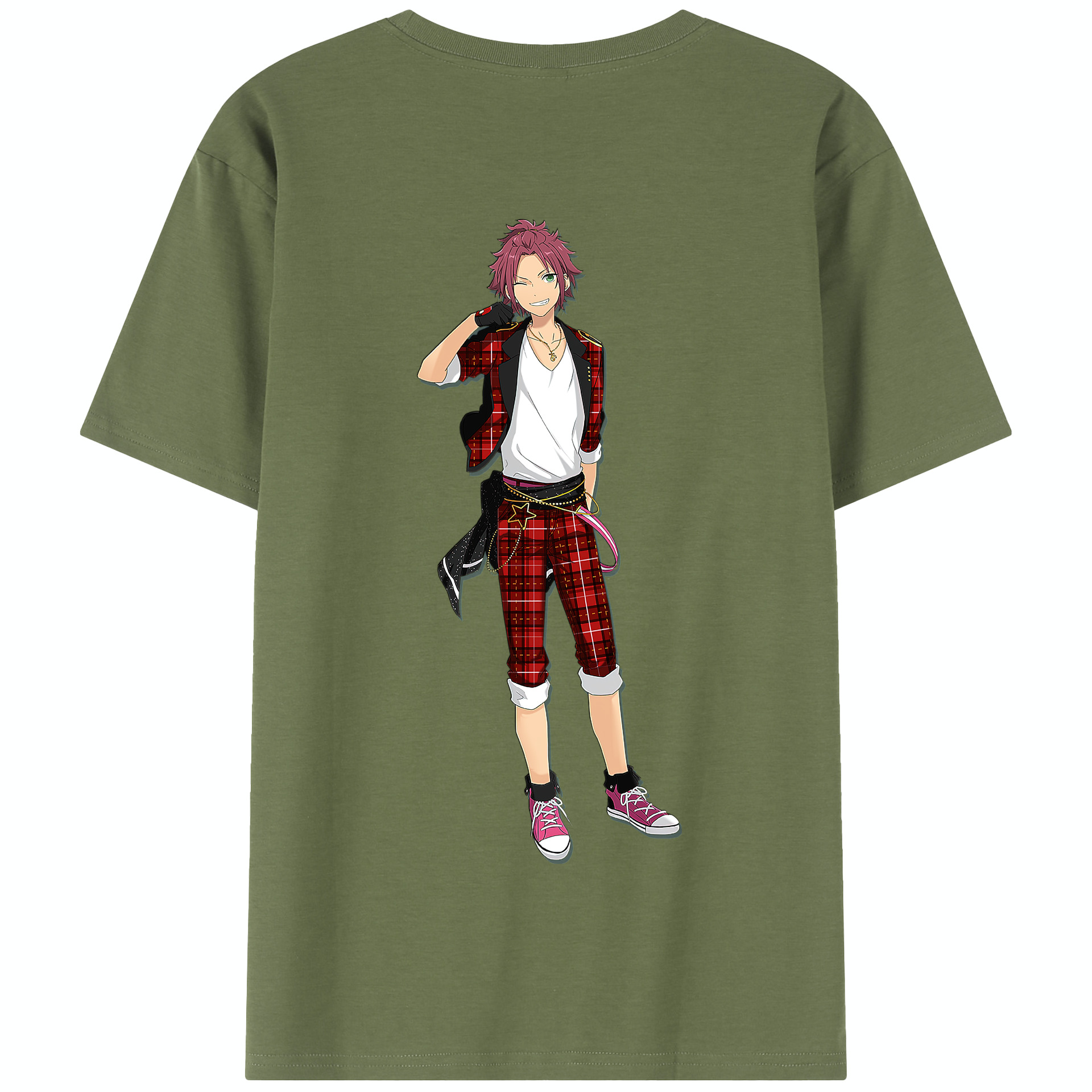 （画像用） あんさんぶるスターズ! Ensemble Stars 綿100％半袖Tシャツ（背面プリント）